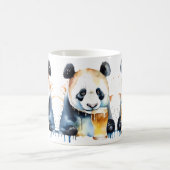 パンダビールワイルドライフ&自然ウォーターカラーセット コーヒーマグカップ (中央)