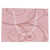 パンダピンク誕生日 ラージペーパーバッグ (裏面)