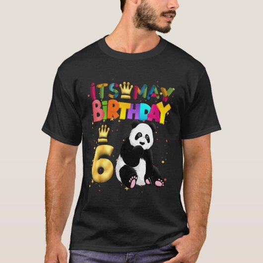 パンダピーアニマル6thパンダ tシャツ (正面)