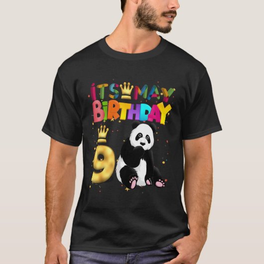 パンダピーアニマル9thパンダ tシャツ (正面)