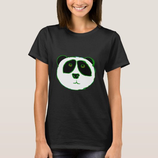 パンダフェイスTシャツ Tシャツ (正面)