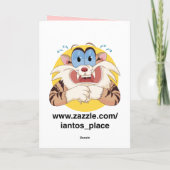 パンダフロッグハット（誕生日） カード (裏面)