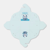 パンダブルーボバブルティーバースデーパーティー フェイバーボックス (折り畳みなし)