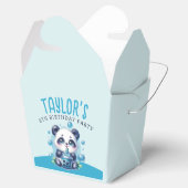 パンダブルーボバブルティーバースデーパーティー フェイバーボックス (オープン)