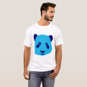 パンダブルー Tシャツ (正面フル)