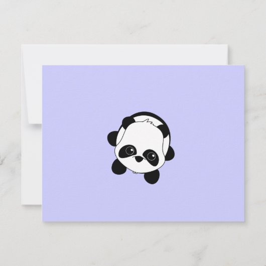 パンダブー 招待状 (裏面)