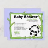 パンダブー 招待状 (正面/裏面)
