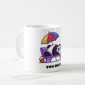 パンダプール コーヒーマグカップ (正面左)