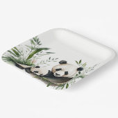 パンダベアとカッブ ペーパープレート (傾斜あり)