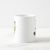 パンダベアとリュックサック コーヒーマグカップ (中央)