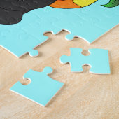 パンダベアとリュックサック ジグソーパズル (側面)