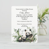 パンダベアの親子 招待状 (スタンド正面)