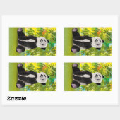 パンダベアキュブ 長方形シール (シート)