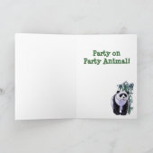 パンダベアパーティーセンター カード (内部)