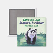 パンダベアパーティーセンター マグネット (正面/裏面)