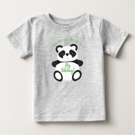 パンダベアビッグブラザーシスター ベビーTシャツ