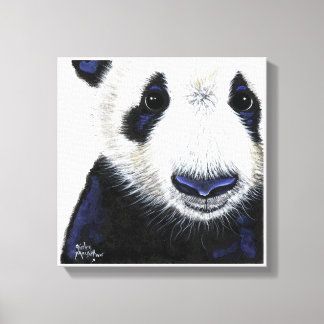 パンダベアプリント「PANDA」 by Shirley MacArthur キャンバスプリント