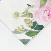 パンダベアベイビーガール月例マイルストーンベビー フリースブランケット (角)