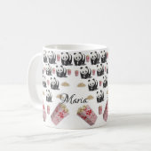 パンダベアポップコーンマグ コーヒーマグカップ (正面左)