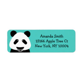 パンダベアモダンティール（緑がかった色） ラベル