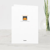 パンダベアレッドバルーン誕生日 カード (裏面)