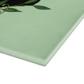 パンダベアロータスフラワーブルー カッティングボード (角)