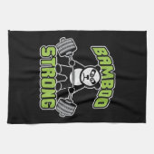 パンダベアーアニメ – Bamboo Strong - Deadlift キッチンタオル (横)