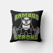 パンダベアーアニメ – Bamboo Strong - Deadlift クッション (裏面)