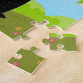 パンダベアーウィッシュハッピーバースデー ジグソーパズル (側面)