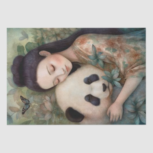 パンダベアーウォーター色 薄葉紙 (正面)