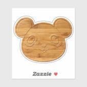 パンダベアーカーディッドバンブープリント シール (シート)