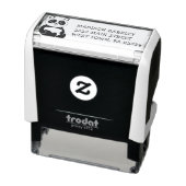 パンダベアーキッズカワイイ差出人住所スタンプ セルフインキングスタンプ (商品)