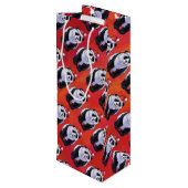 パンダベアークリスマスオンレッド ワインギフトバッグ (裏面アングル)