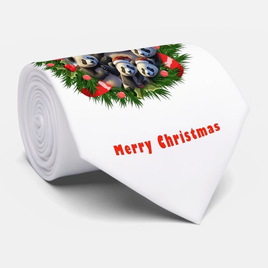 パンダベアークリスマス ネクタイ (ロール)
