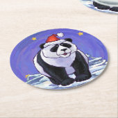 パンダベアークリスマス ラウンドペーパーコースター (アングル)