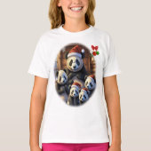 パンダベアークリスマス Tシャツ (正面)