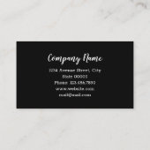 パンダベアーコーヒー名刺 名刺 (裏面)