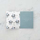 パンダベアーサンキューベアリーマリーカード サンキューカード (内部)