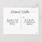 パンダベアーサンタ シーズンポストカード (裏面)