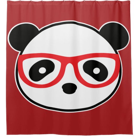 パンダベアーシャワーカーテン – ホームデコール シャワーカーテン (正面)