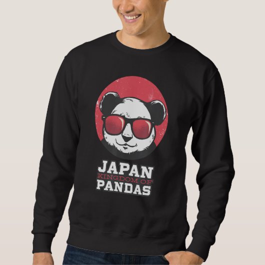 パンダベアージャパン王国引用文サングラスキュイアニ スウェットシャツ (正面)