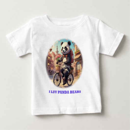 パンダベアーズ ベビーTシャツ (正面)
