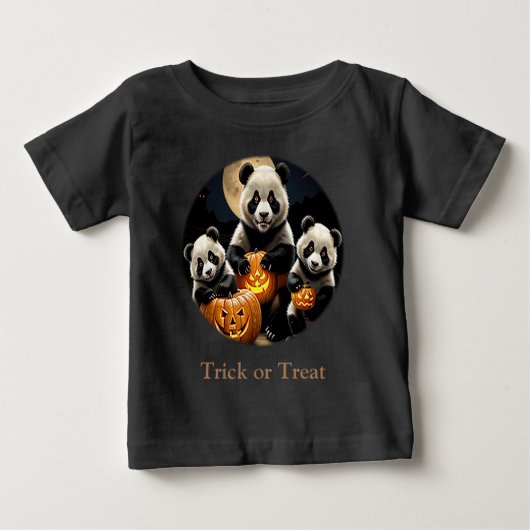 パンダベアーズ ベビーTシャツ (正面)