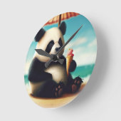 パンダベアーズ ラウンド壁時計 (傾斜)