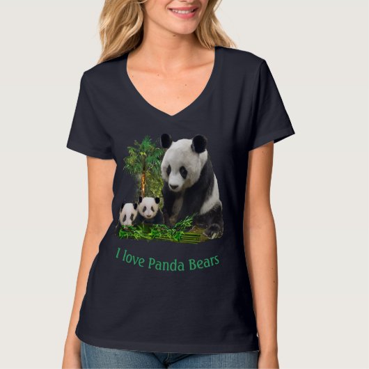 パンダベアーズ Tシャツ (正面)