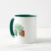 パンダベアーテレビを見る マグカップ (正面左)