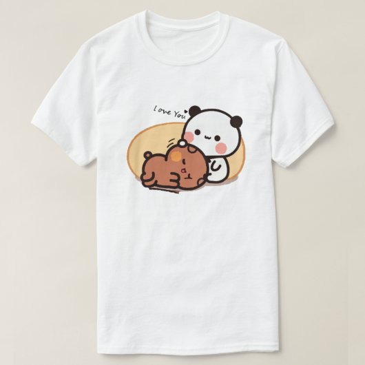 パンダベアーハグ Tシャツ (デザイン正面)