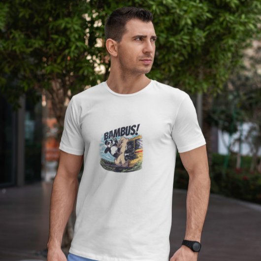 パンダベアーバスクラッシュ Tシャツ