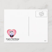 パンダベアーバレンタインデー シーズンポストカード (裏面)