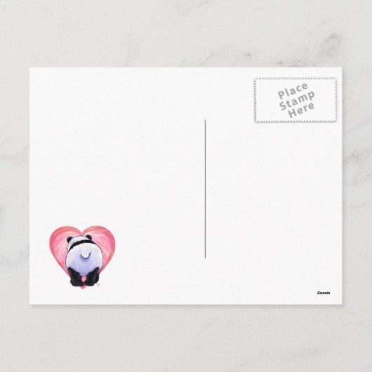 パンダベアーバレンタインデー シーズンポストカード (裏面)